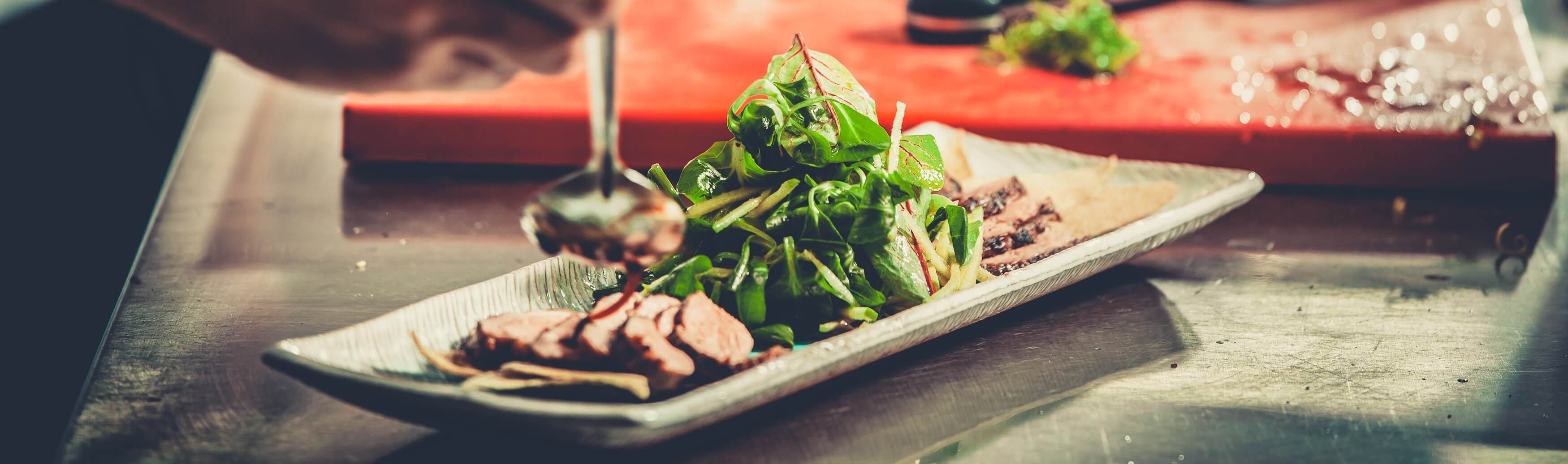 food on a plate 